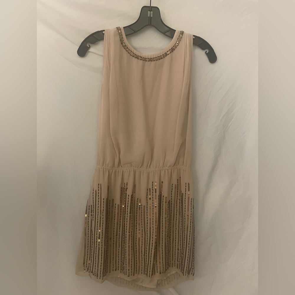 Glitter detail party dress